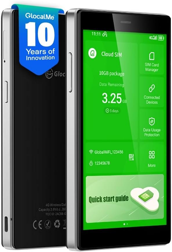 GlocalMe G4 Pro – 4G LTE Mobiele WiFi Hotspot zonder Simkaart