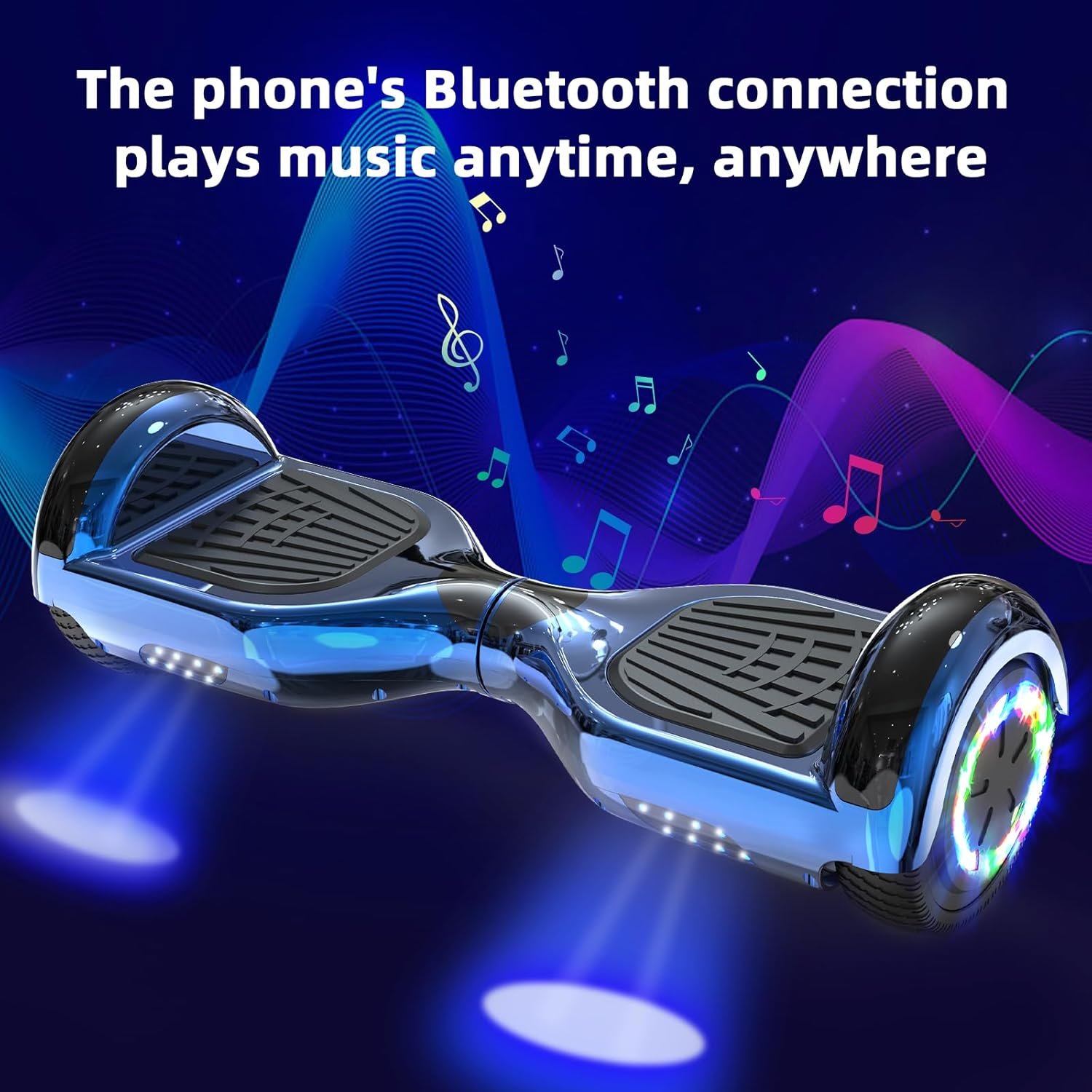 "VOUUK Hoverboard 6,5 inch met Go-Kart – Bluetooth & LED voor Kinderen" - Image 2