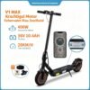 Electric Scooter For Adults, Foldable, Two Speed Modes, App Control, LED Display, 36v 10.4ah Battery, 10-Inch Tires, Fast Charging, Maximum Load Capacity 100kg